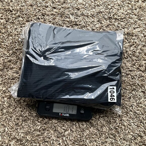 Aritzia Babaton Top‎ Women XS Black Mock Neck Long Sleeve Tie Back Sculpt Knit - Picture 5 of 11